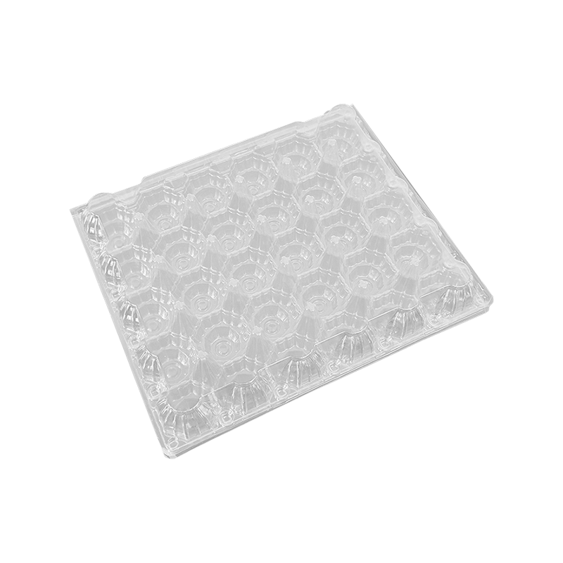 30 grid egg flip plastic tray