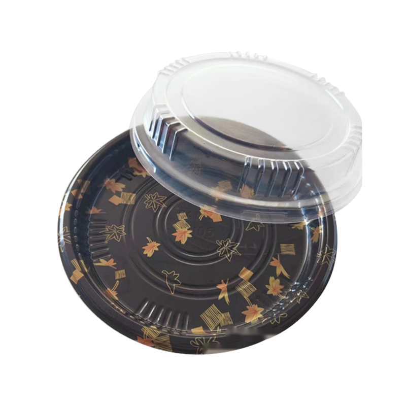 Pabilog na sandwich plate na may takip