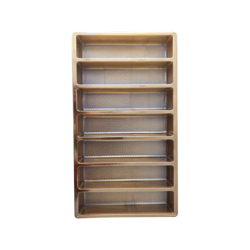 Disposable plastic candy box tray