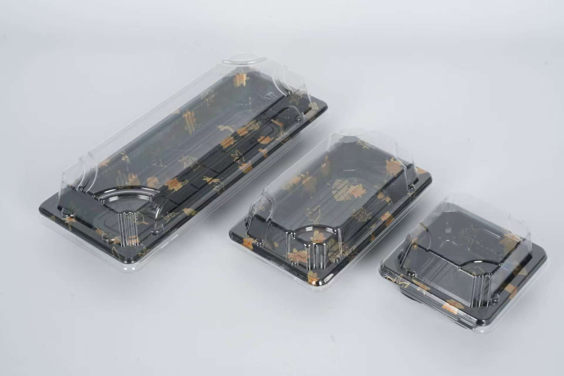 Disposable Plastic PP Material Sushi Food Tray Box 