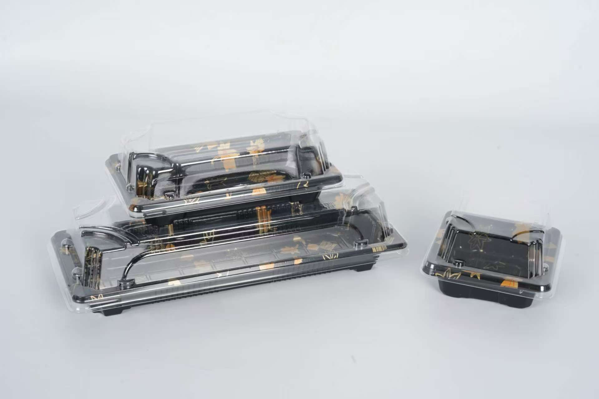 Disposable Plastic PP Material Sushi Food Tray Box 