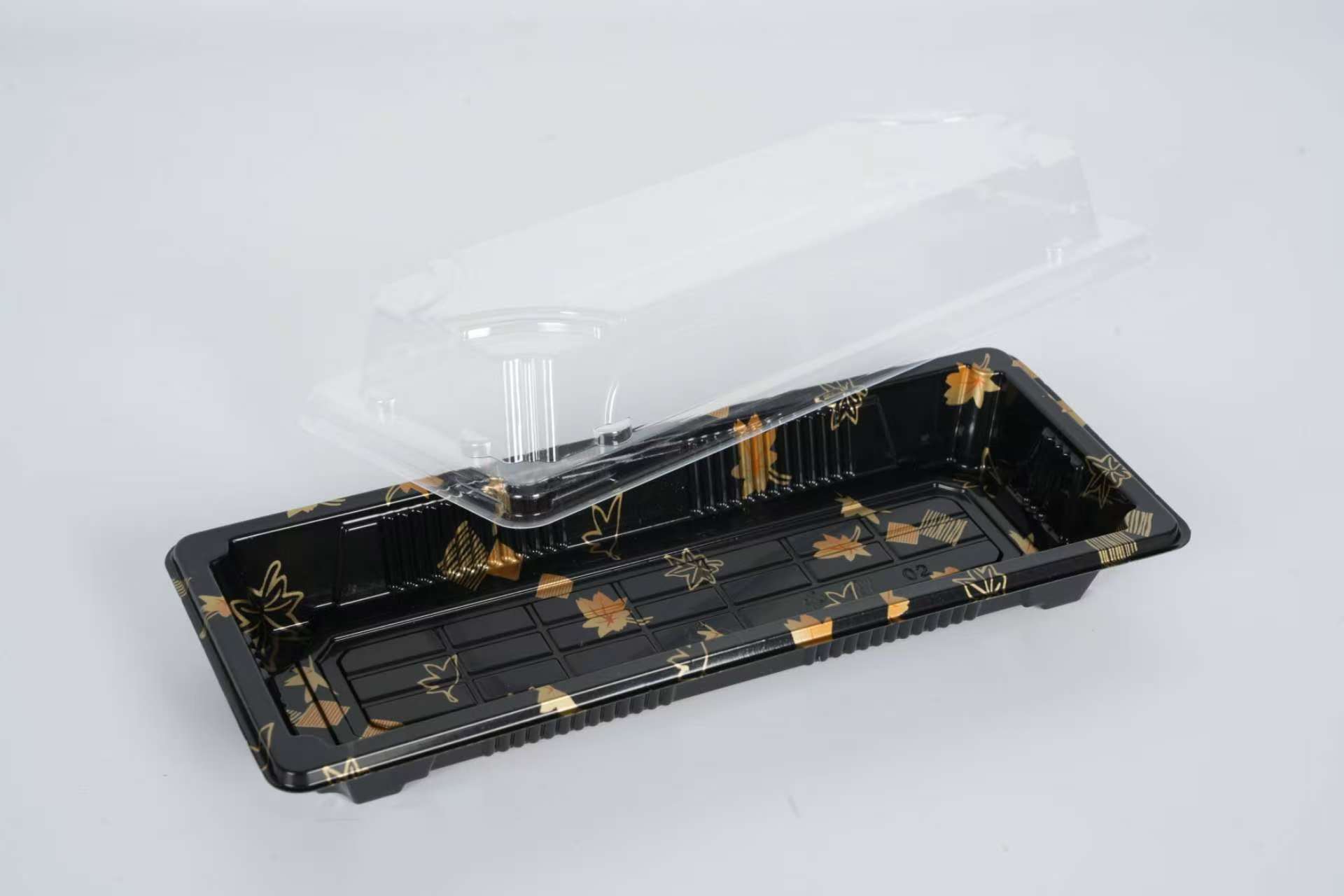 Disposable Plastic PP Material Sushi Food Tray Box 